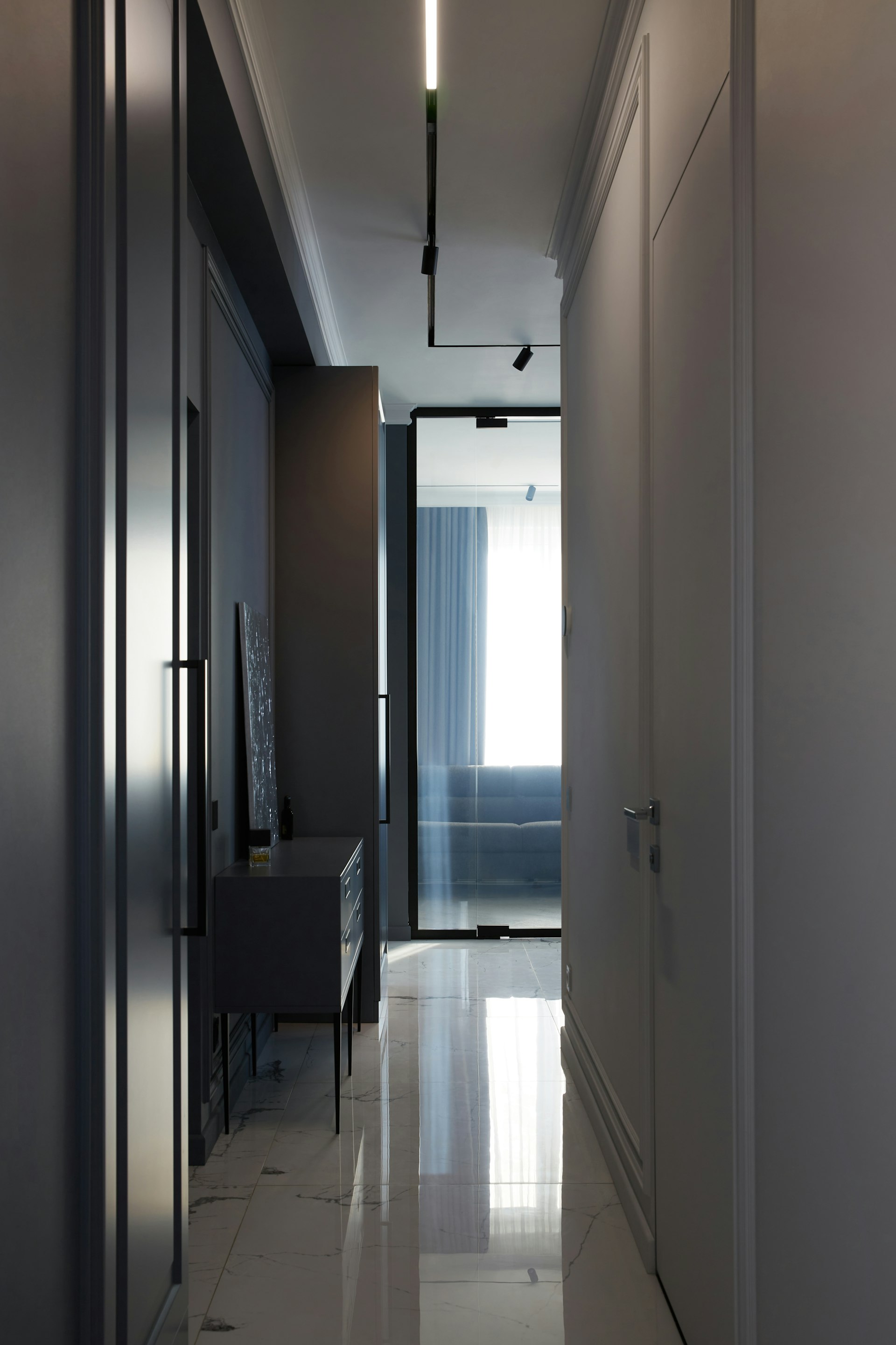 Modern interior doors and hardware