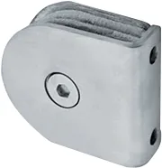 0° Wall-to-Glass Connector