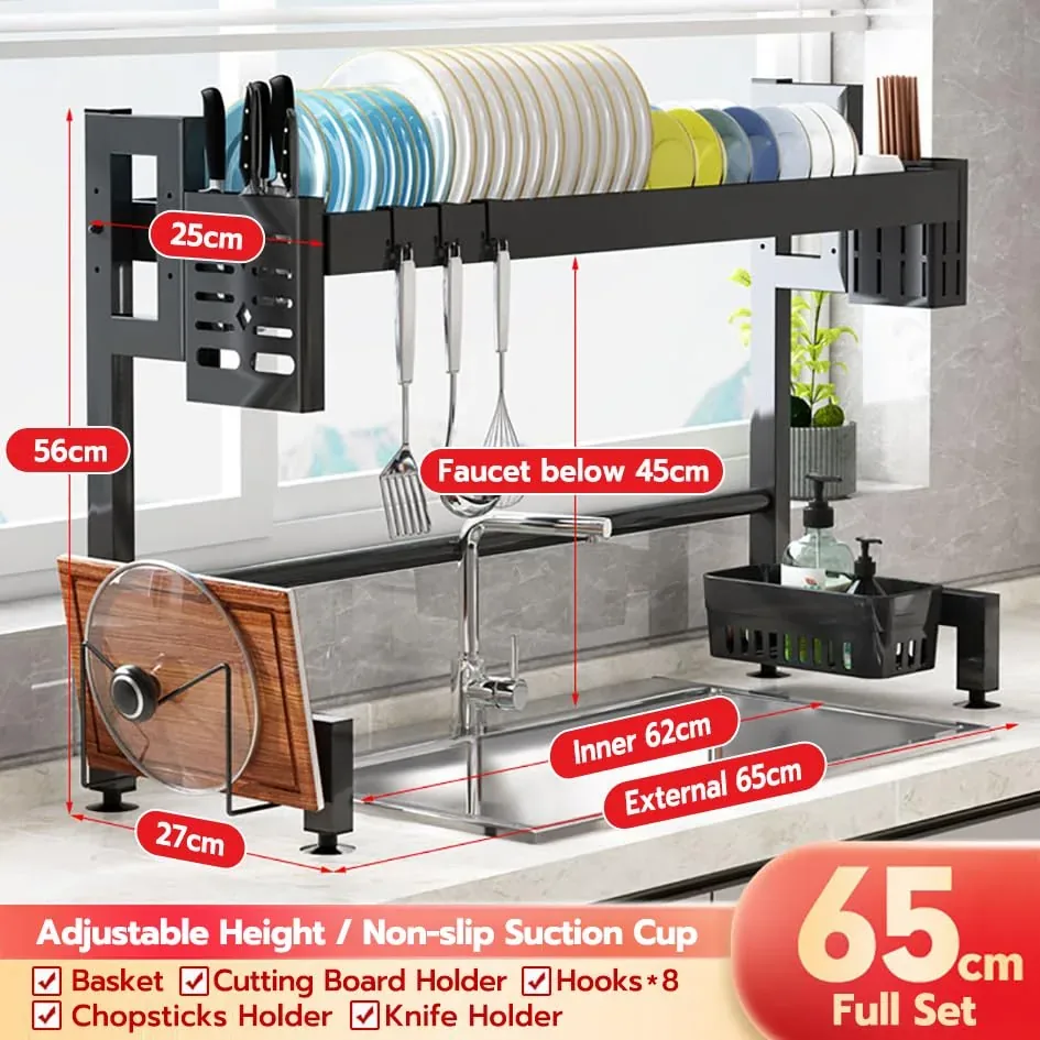 Over-Sink Dish Rack - Full Set (65cm)