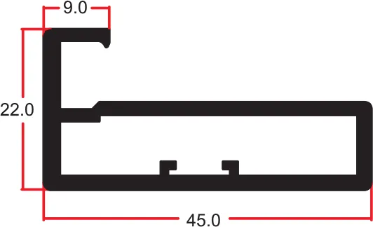 45mm Shutter Profile