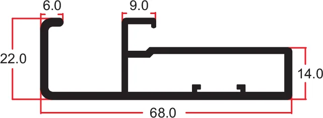 68mm Shutter Profile
